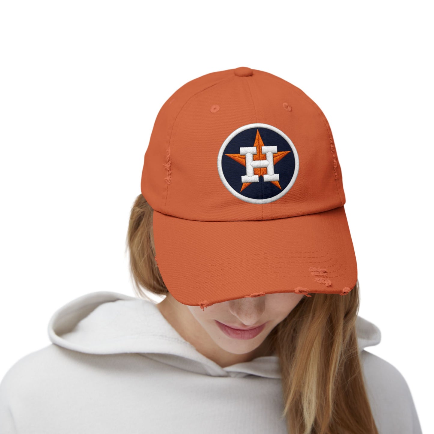 Astros Distressed Baseball Cap