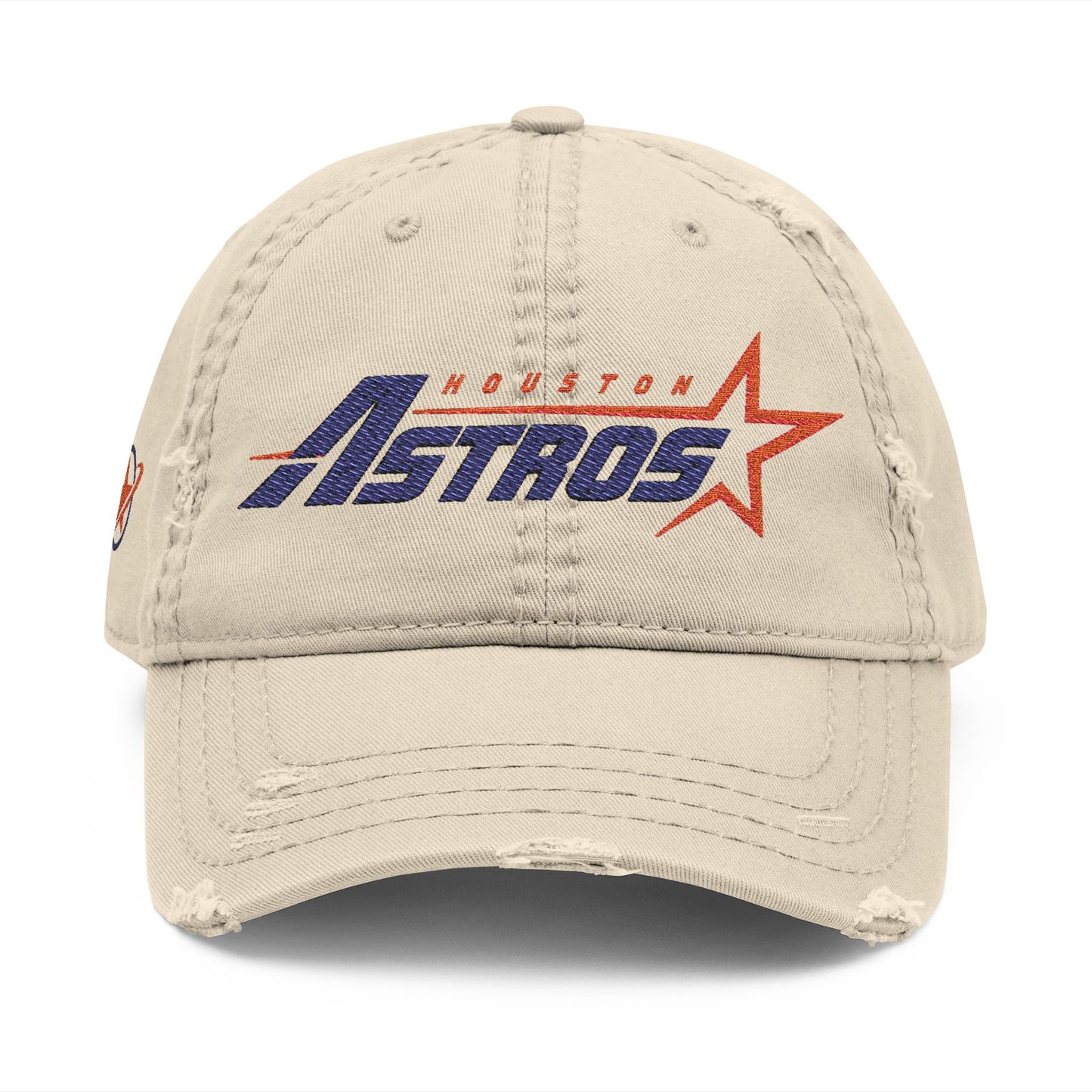 Vintage Distressed Astros Embroidered Hat