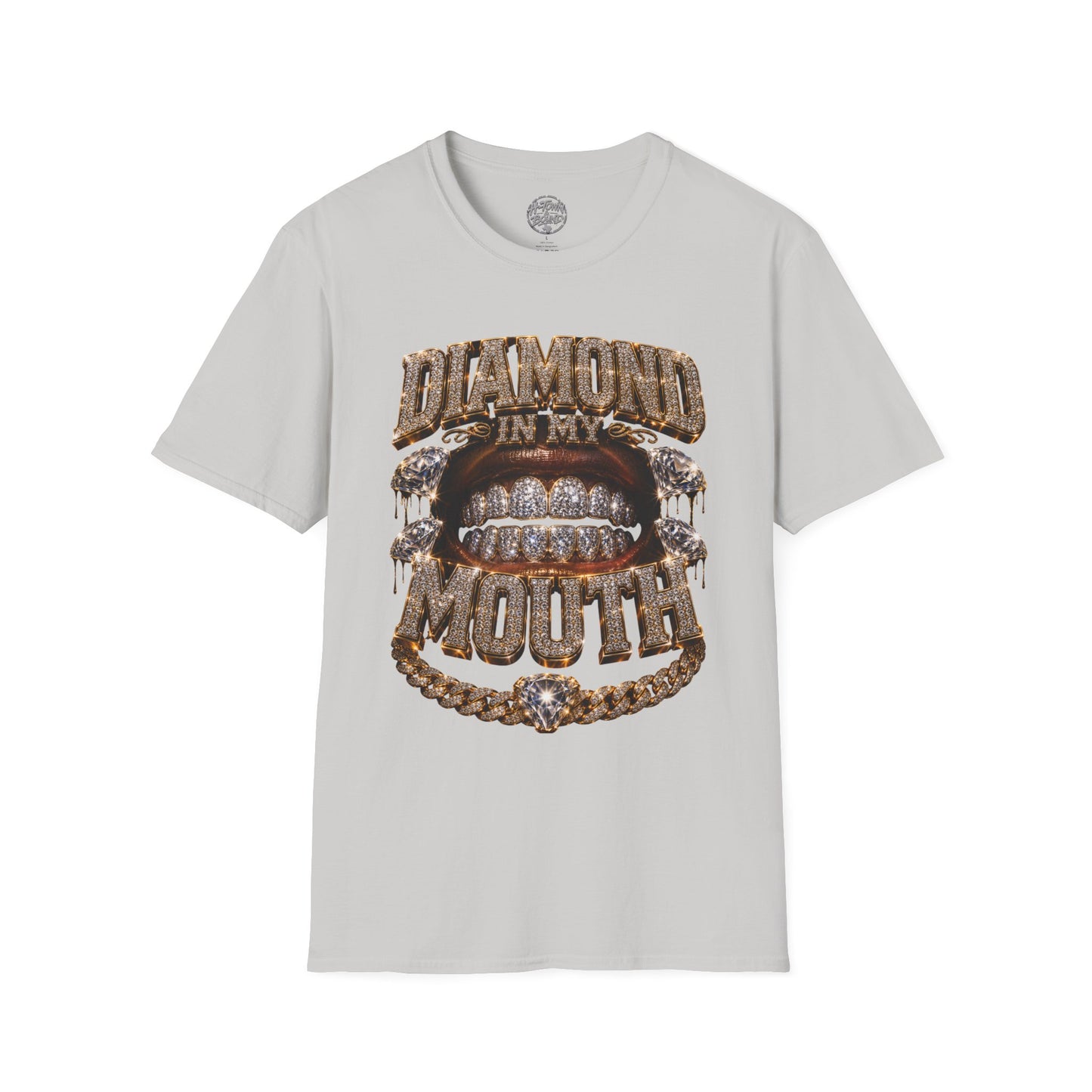 Iced Logo Diamonds In My Mouth Tee