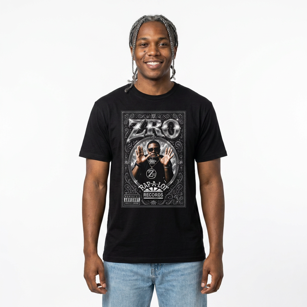 Houston Rapper Graphic Tee-Chromed Out
