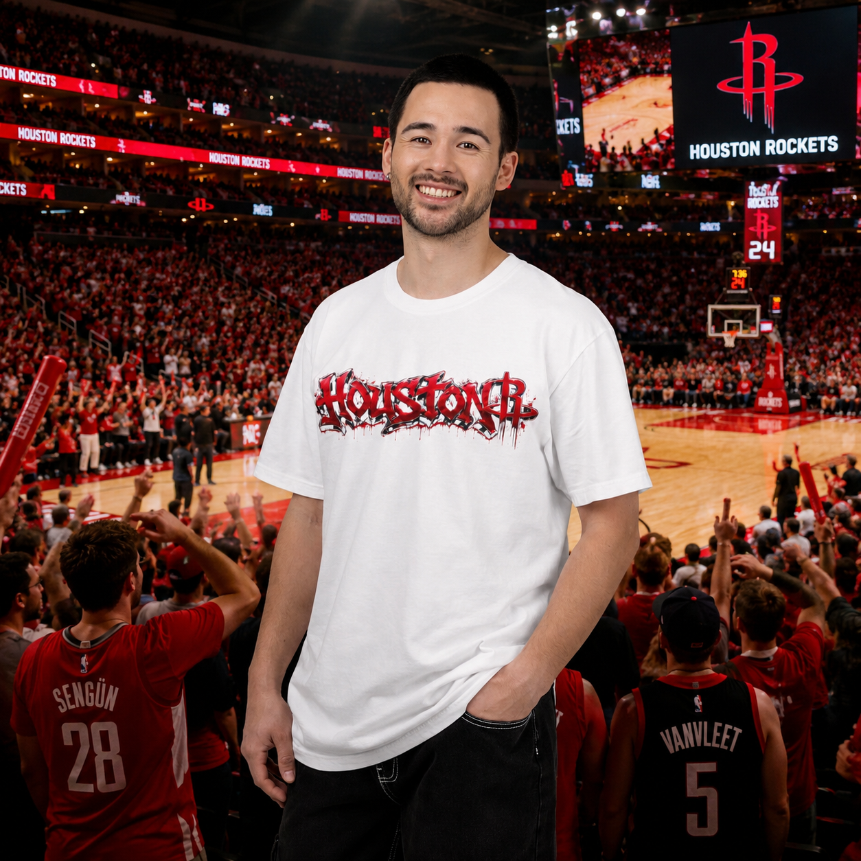 Houston Rockets Graffiti Tee