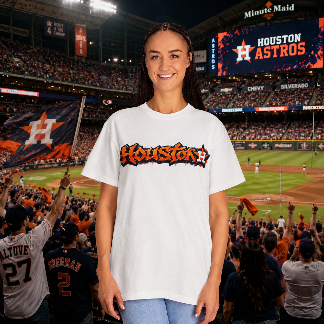 Houston Astros Graffiti Tee