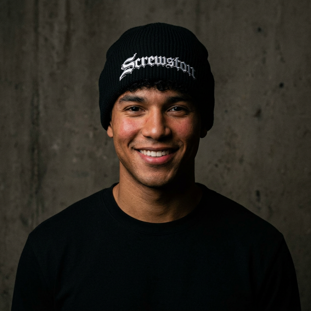 Houston Cuff Beanie-Golden Old English
