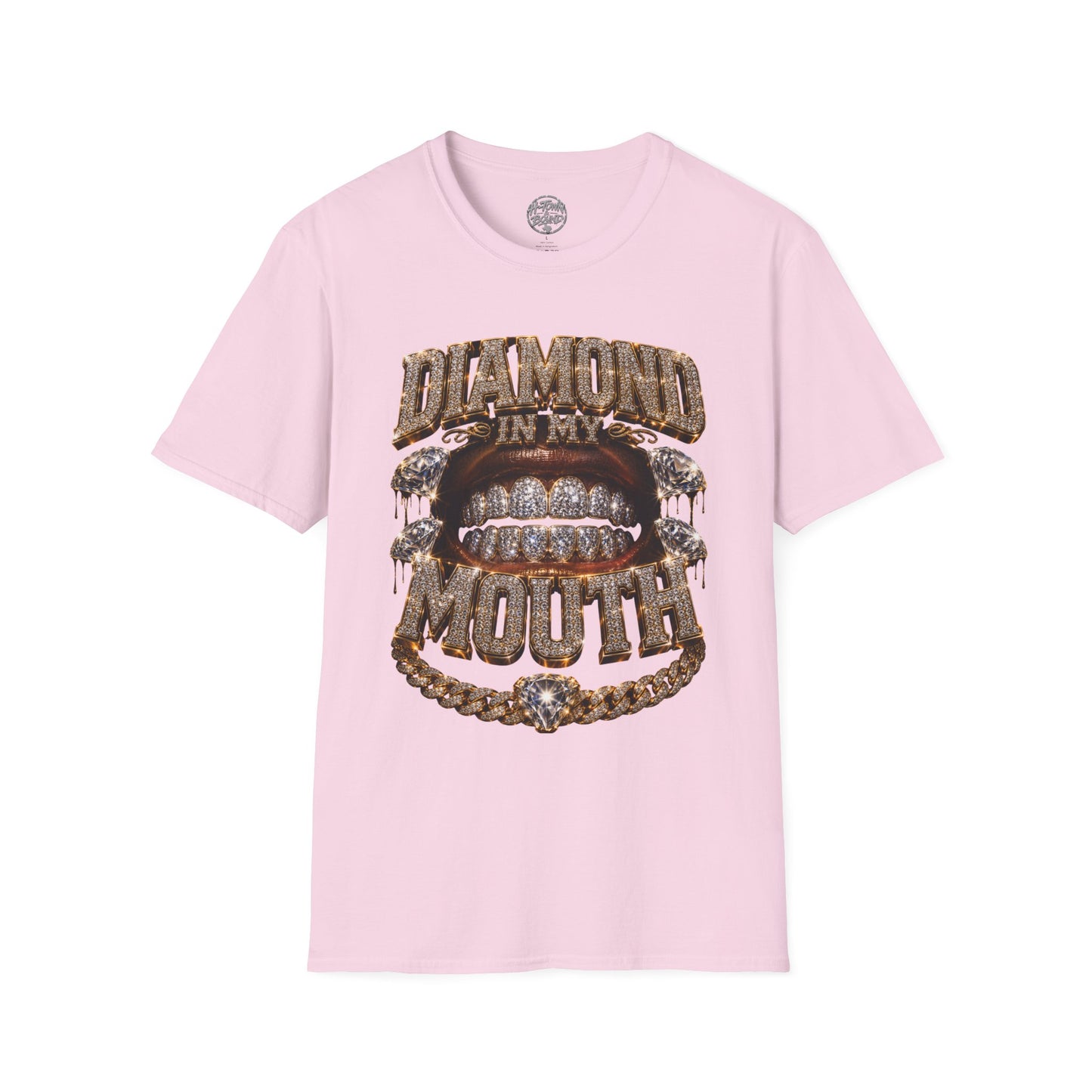 Iced Logo Diamonds In My Mouth Tee