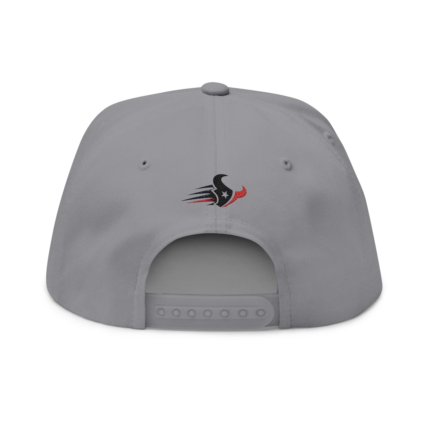 CUSTOM Houston Texans Embroidered Football Helmet Flat Bill Cap