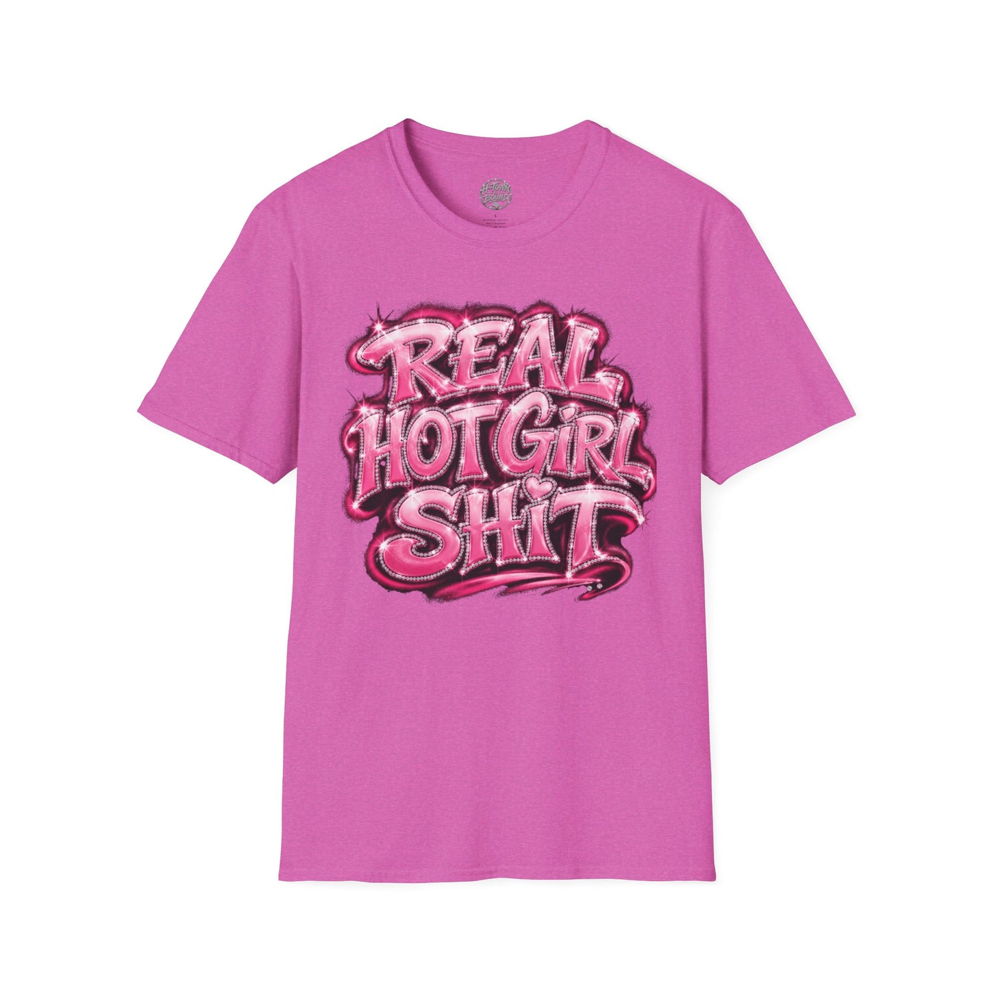 Graffiti Pink Hot Girl Graphic Tee