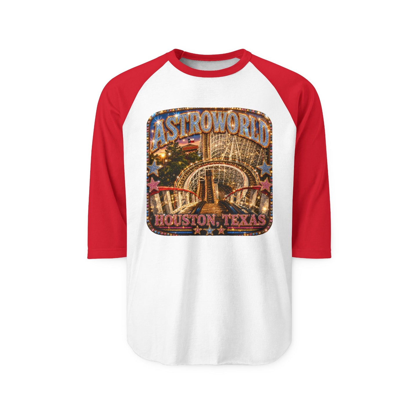 Houston Nostalgia Astroworld Raglan Tee