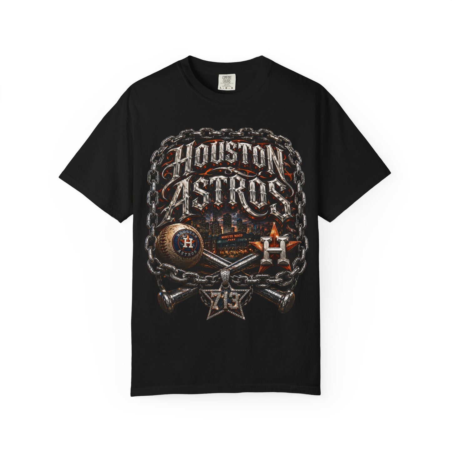 Houston Astros Chain Link Graphic Tee