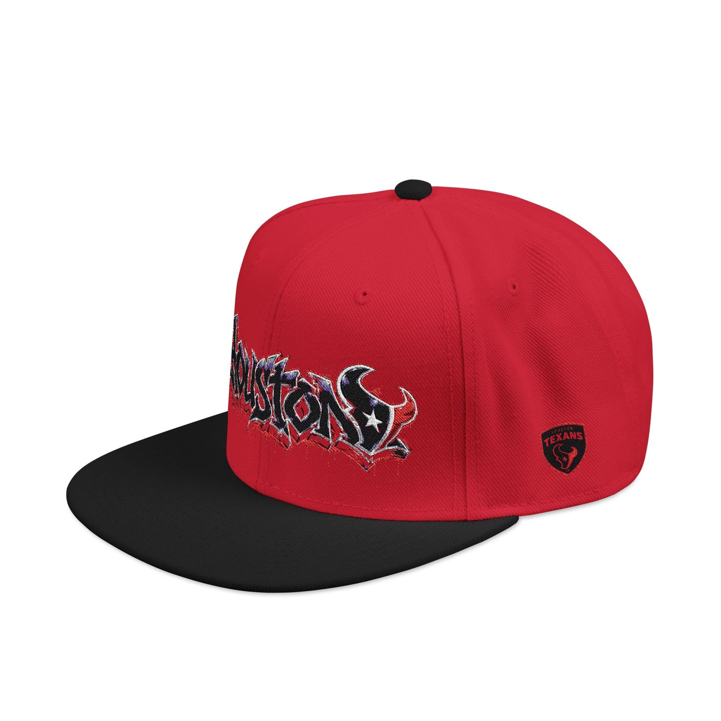 Houston Texans Graffiti Snapback Hat (Embroidered)