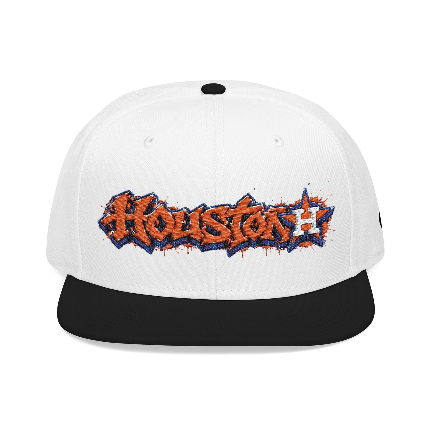 Houston Astros Graffiti Snapback Hat (Embroidered)