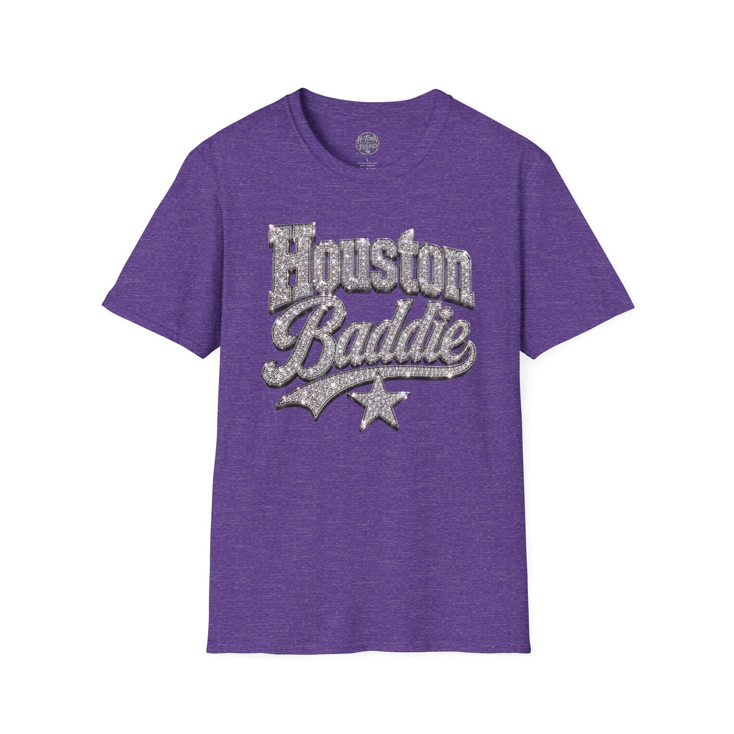 Iced out Logo Houston Baddie Tee