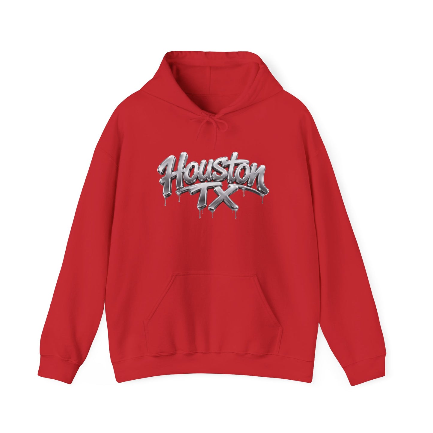 Houston TX Silver Graffiti Hoodie