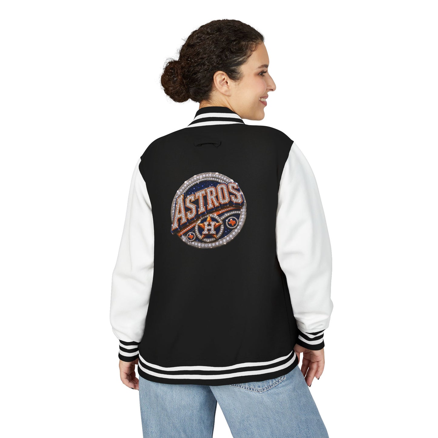 Astros Retro Iced Logo Letterman Jacket