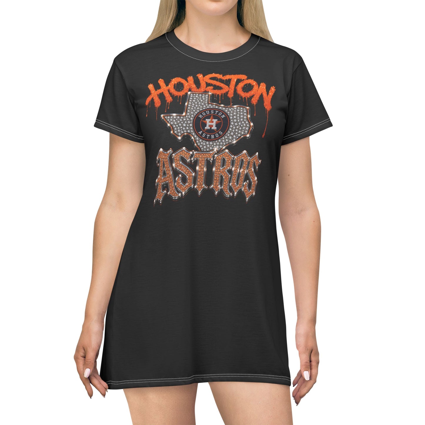 Houston Astros Iced Logo T‑Shirt Dress