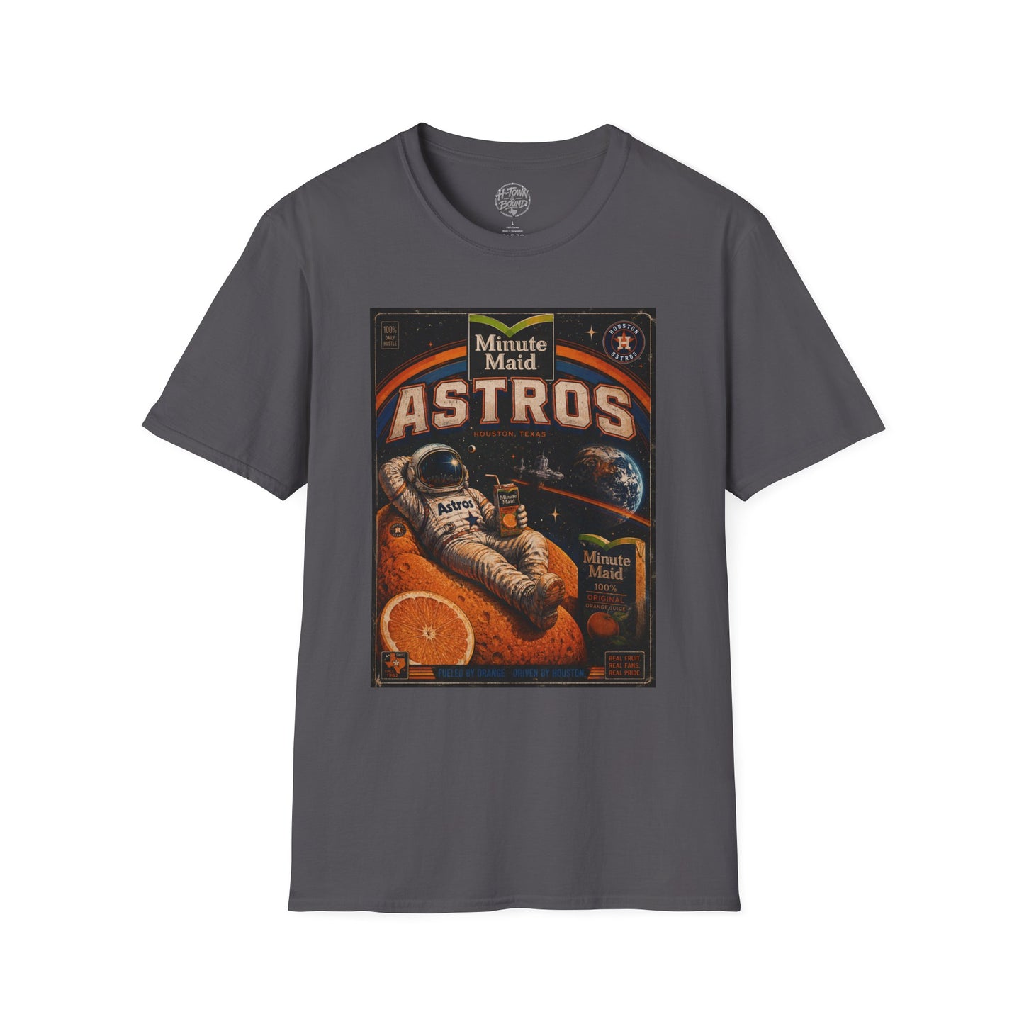 Orange Chill Astros Astronaut Tee