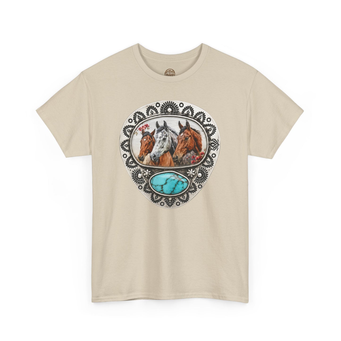 Western Horse Pendant Graphic Tee