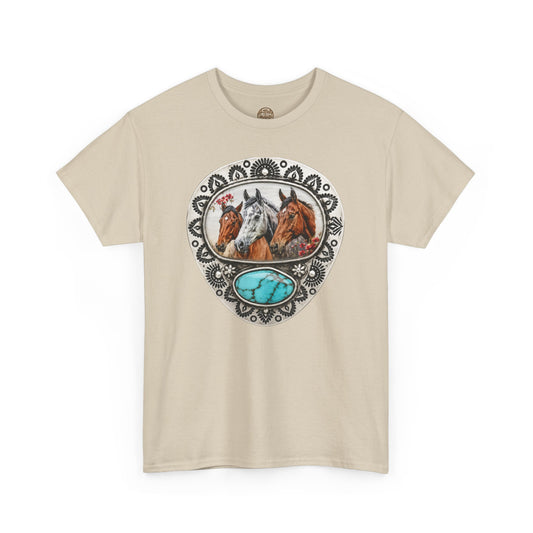 Western Horse Pendant Graphic Tee