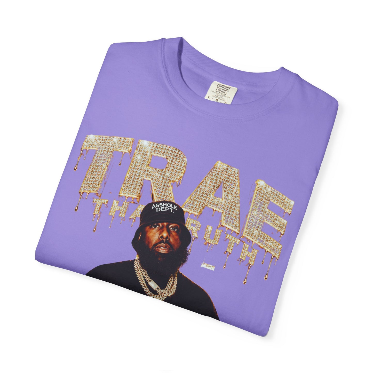 Houston Rapper Graphic Tee- Golden Ice Drip