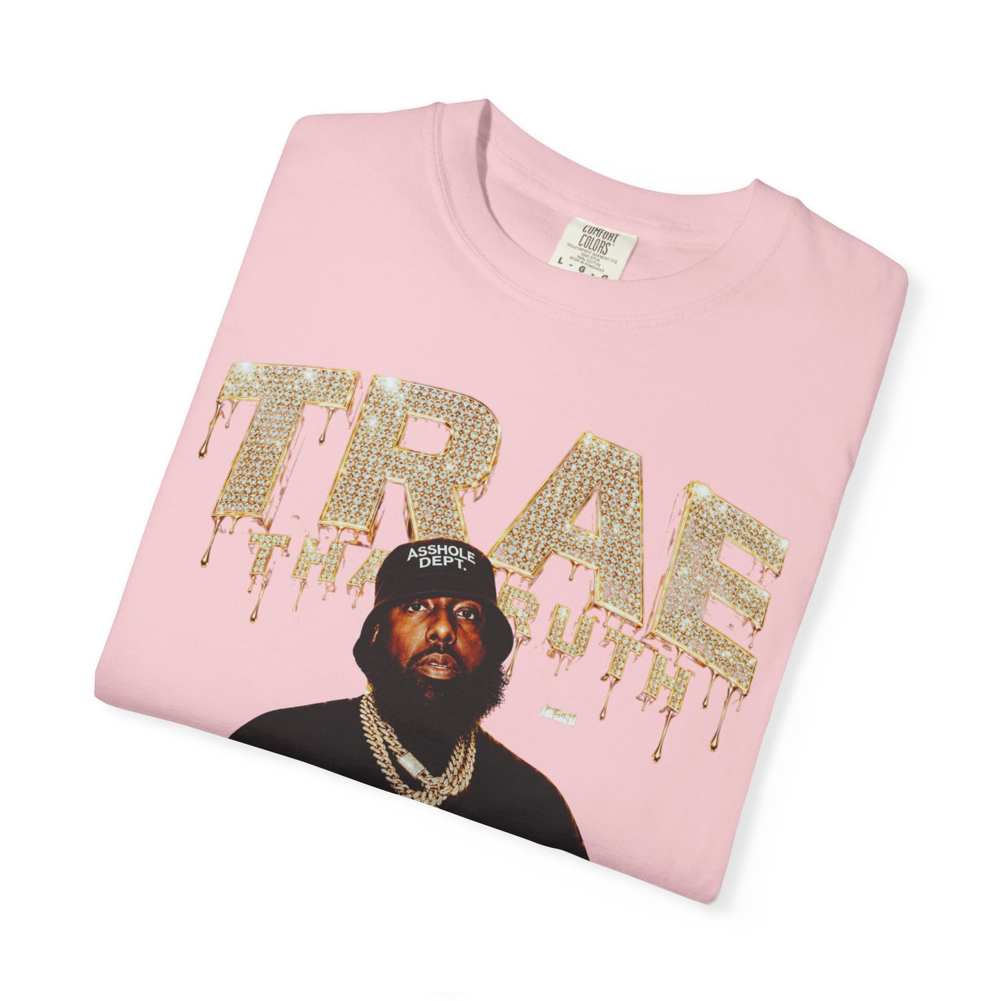 Houston Rapper Graphic Tee- Golden Ice Drip