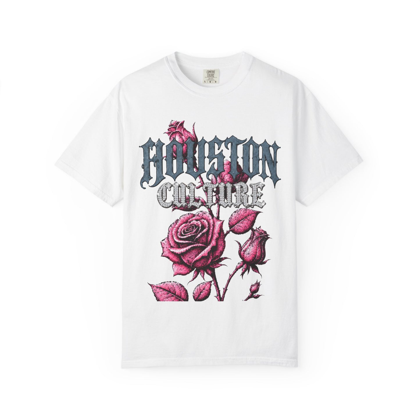 Houston Culture Rose Graphic Tee