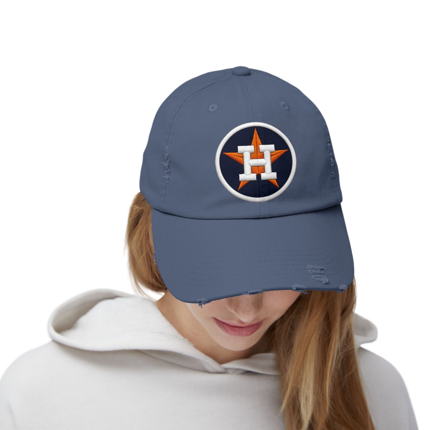 Astros Distressed Baseball Cap