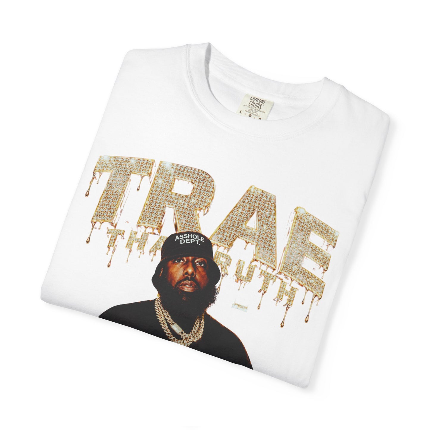 Houston Rapper Graphic Tee- Golden Ice Drip