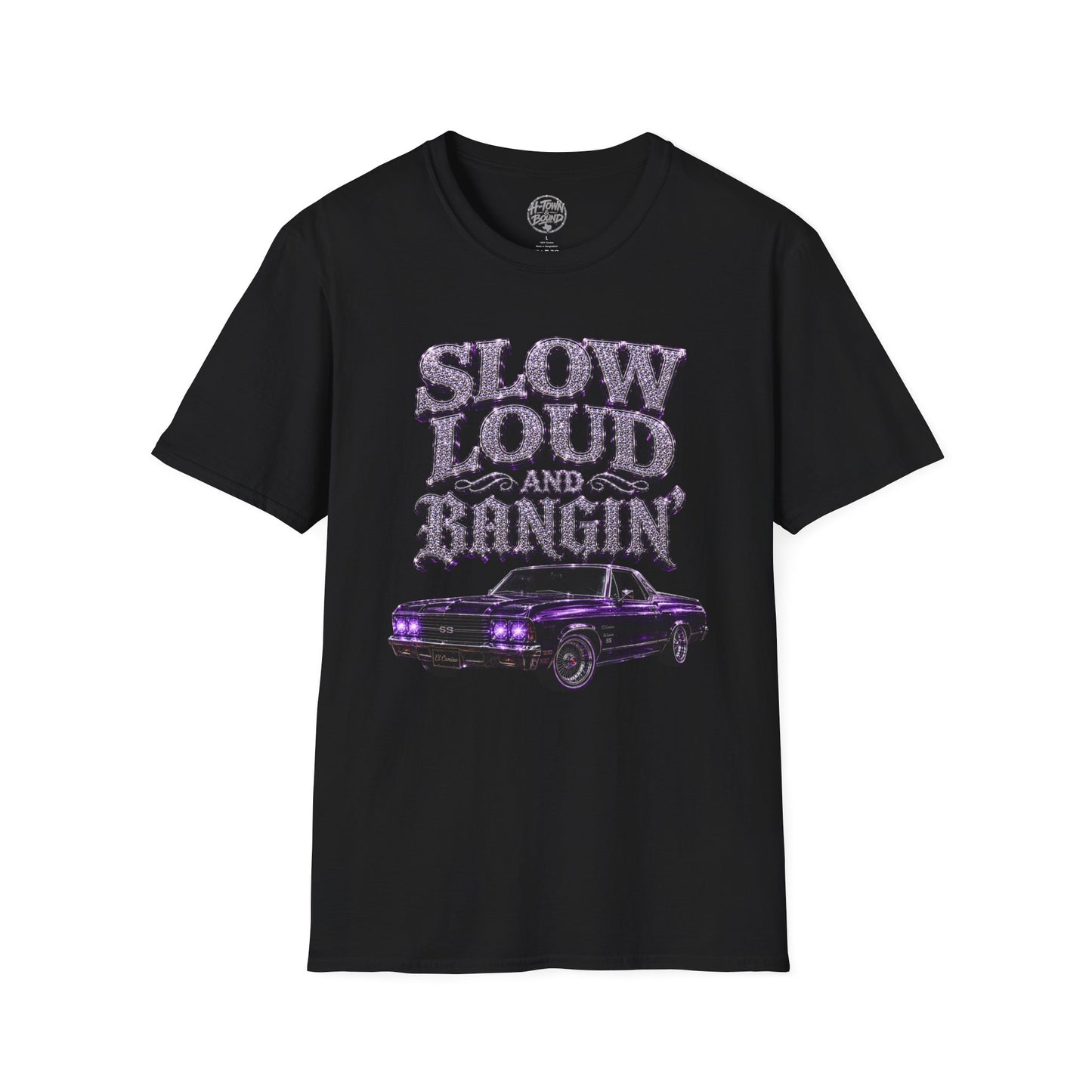Houston Rapper Graphic Tee- Purple Ice