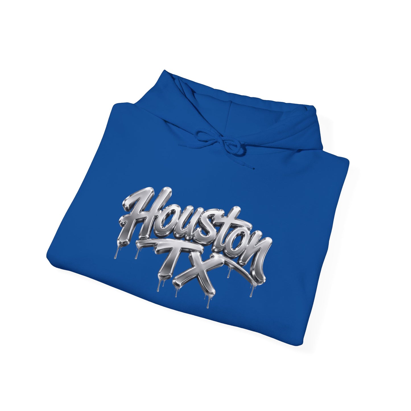 Houston TX Silver Graffiti Hoodie