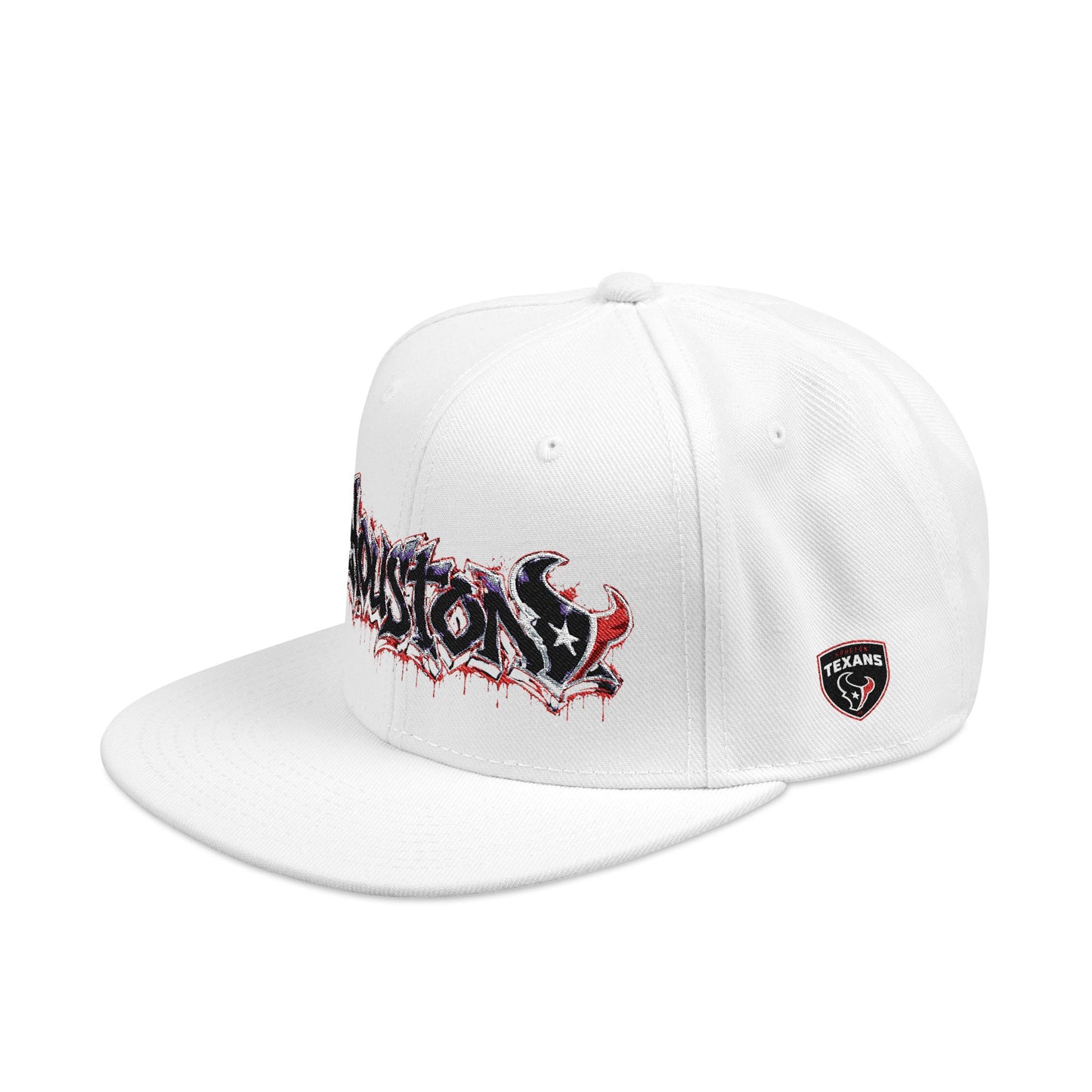 Houston Texans Graffiti Snapback Hat (Embroidered)