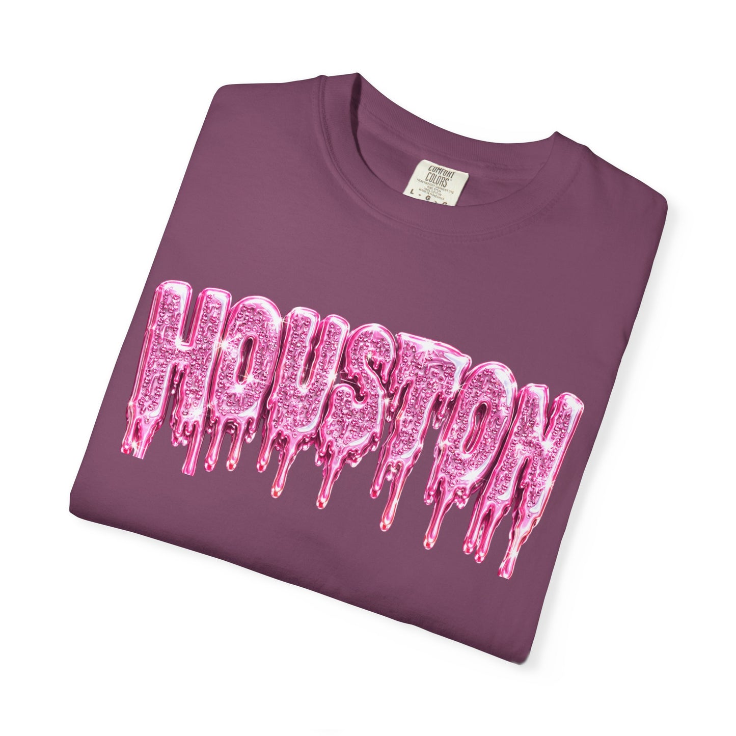 Houston Glitter Drip Graphic Tee