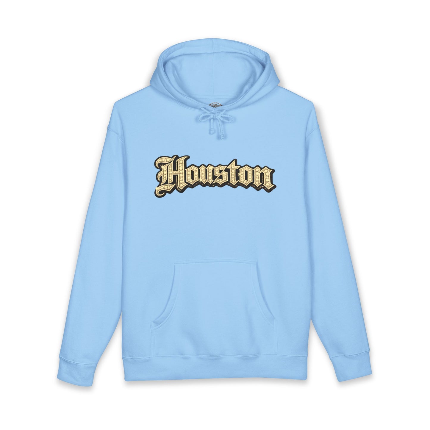 Houston Golden Bling Script Hoodie