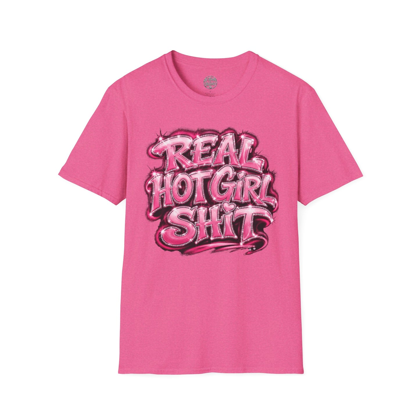 Graffiti Pink Hot Girl Graphic Tee