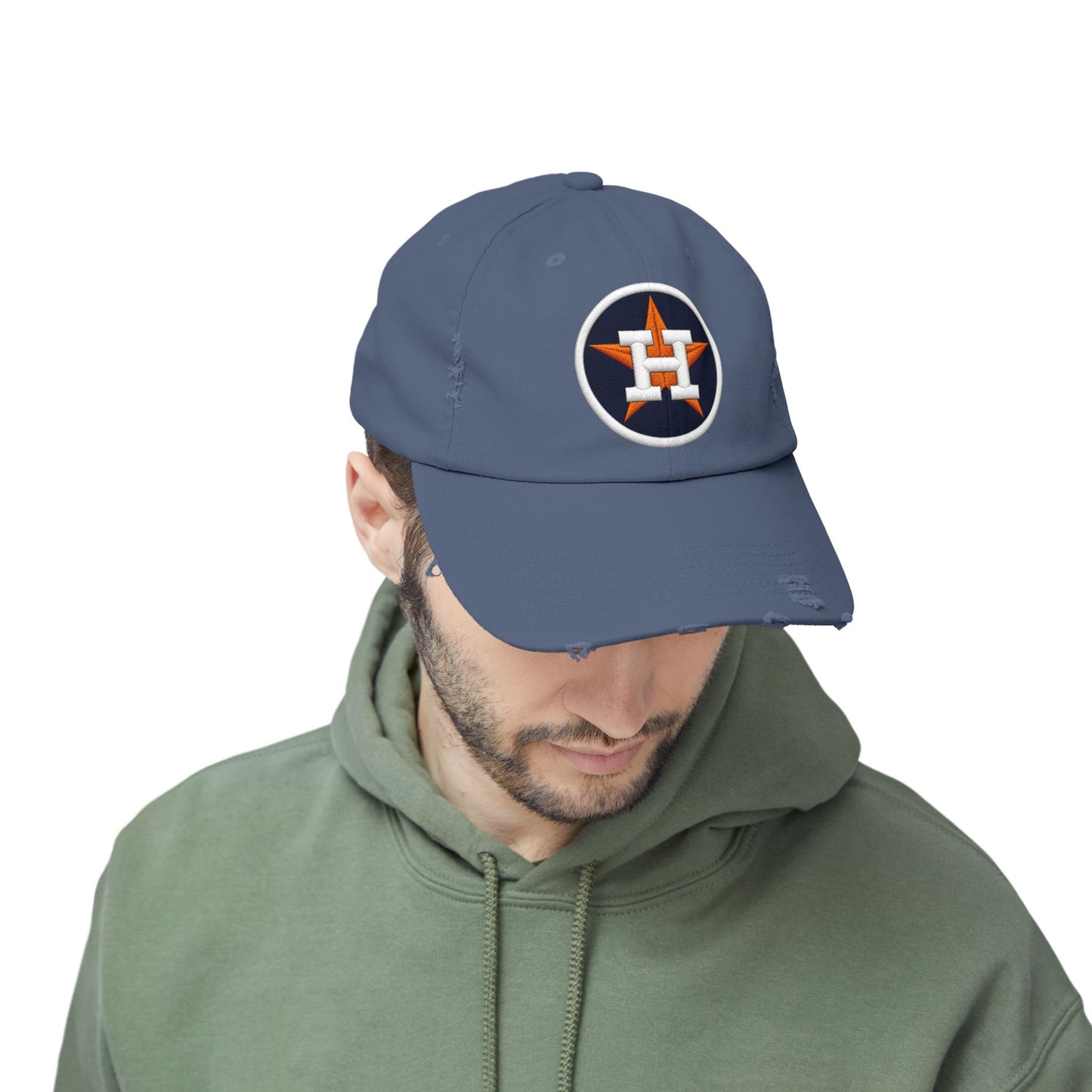 Astros Distressed Baseball Cap
