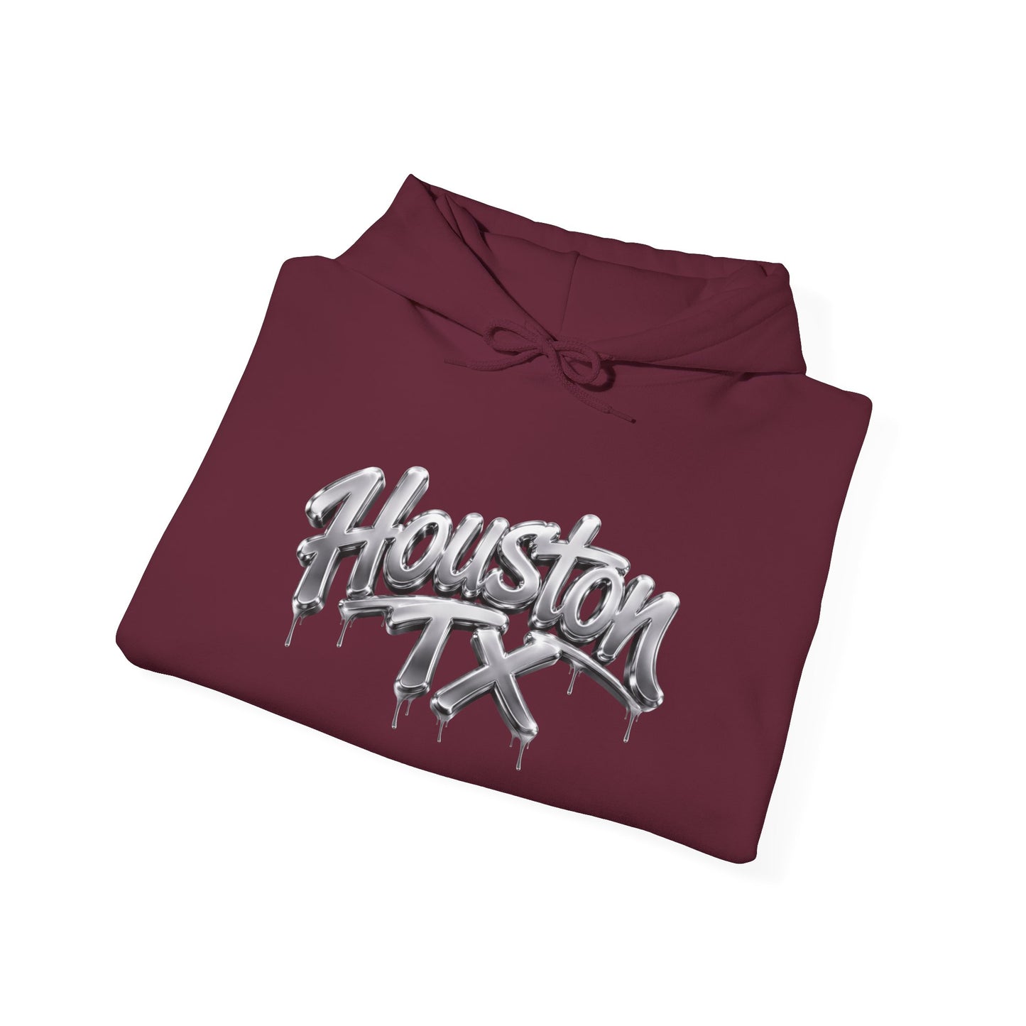 Houston TX Silver Graffiti Hoodie