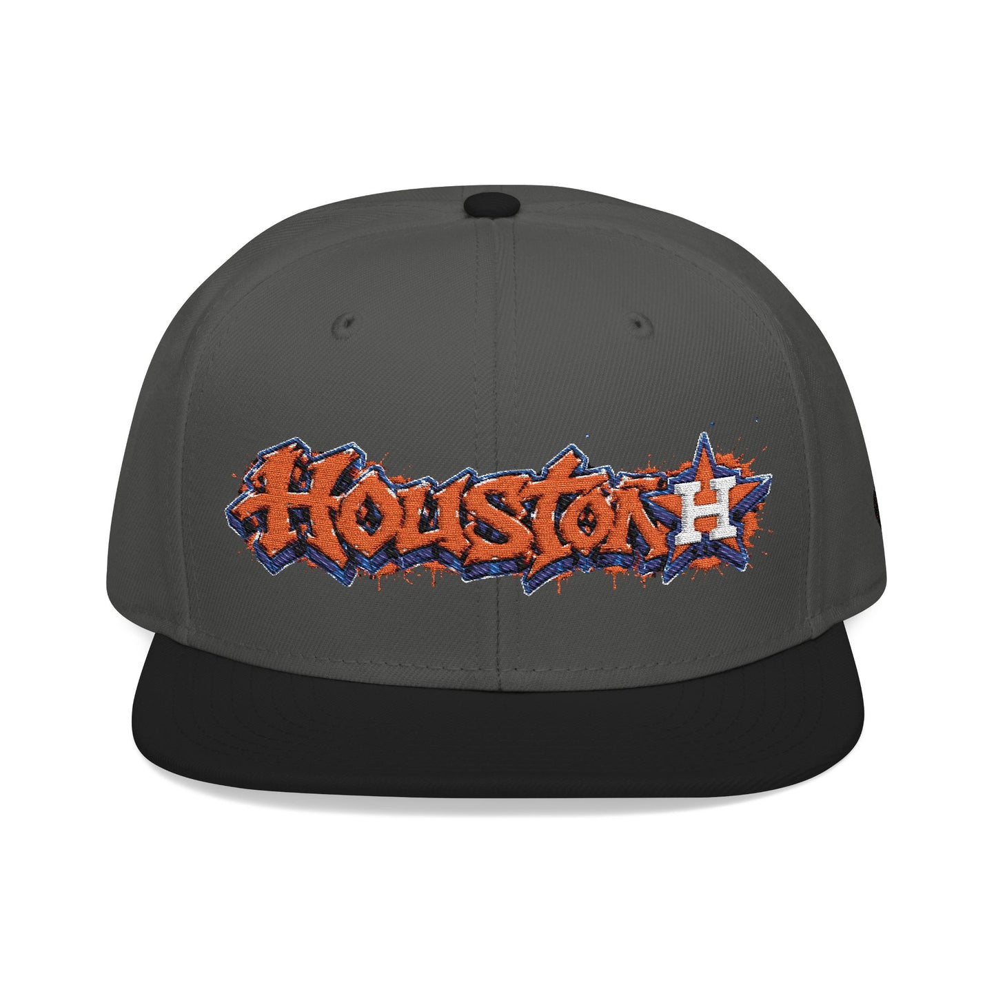 Houston Astros Graffiti Snapback Hat (Embroidered)