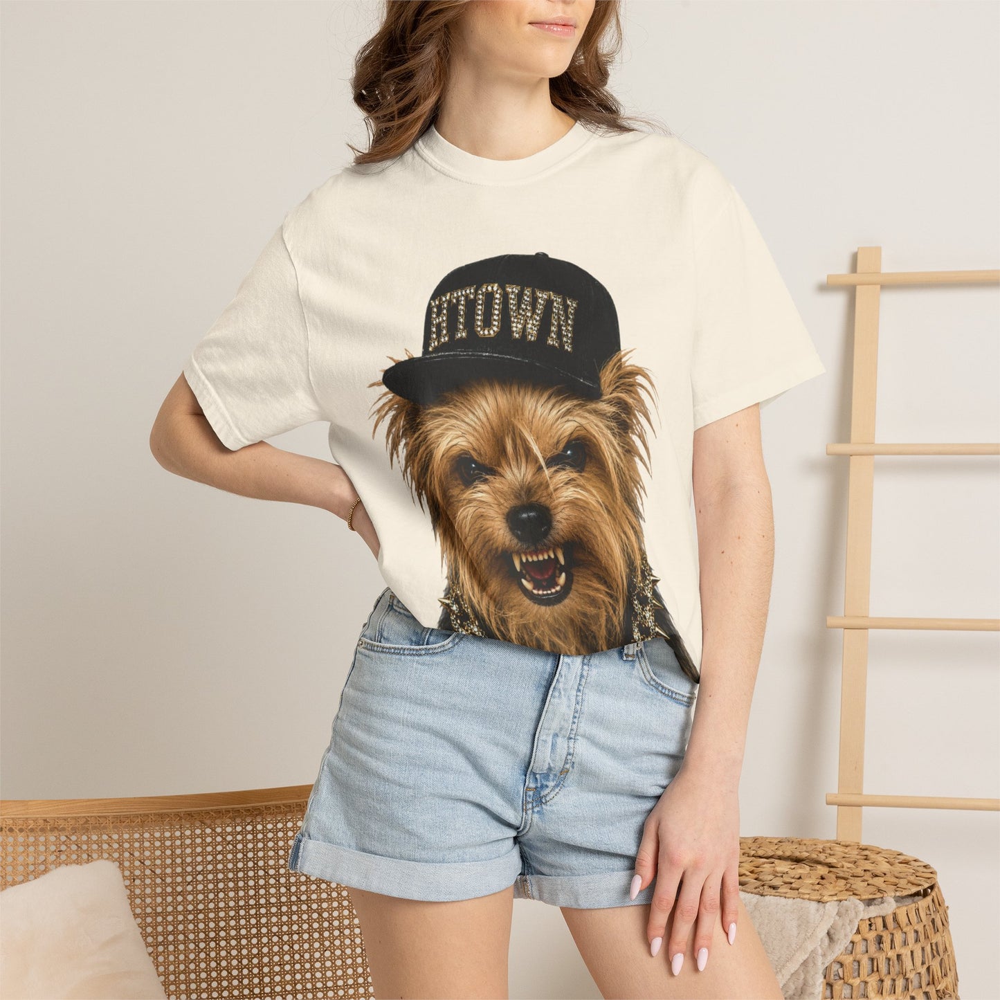 HTOWN Yorkie Streetwear Tee