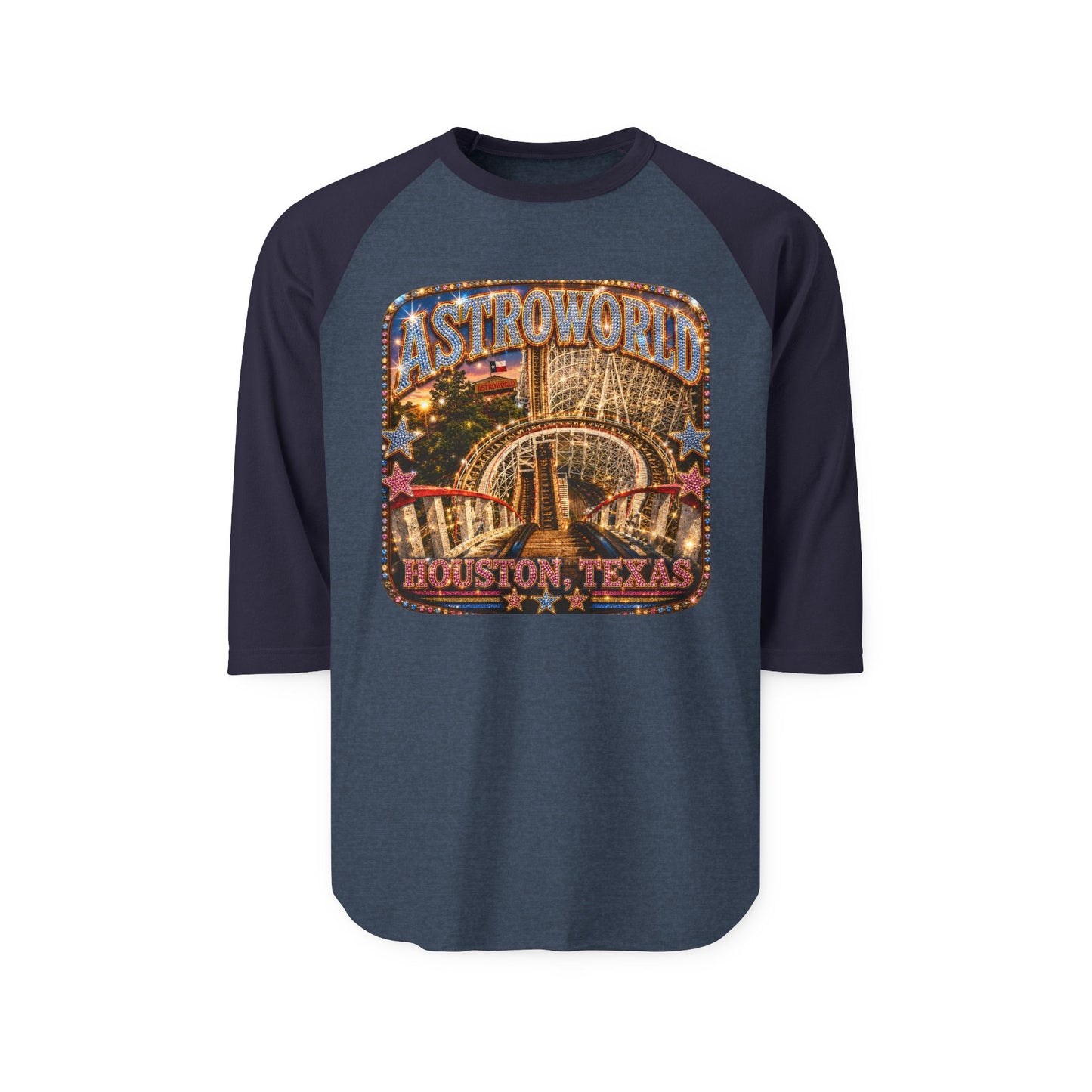 Houston Nostalgia Astroworld Raglan Tee