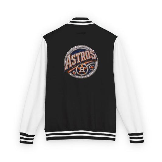 Astros Retro Iced Logo Letterman Jacket