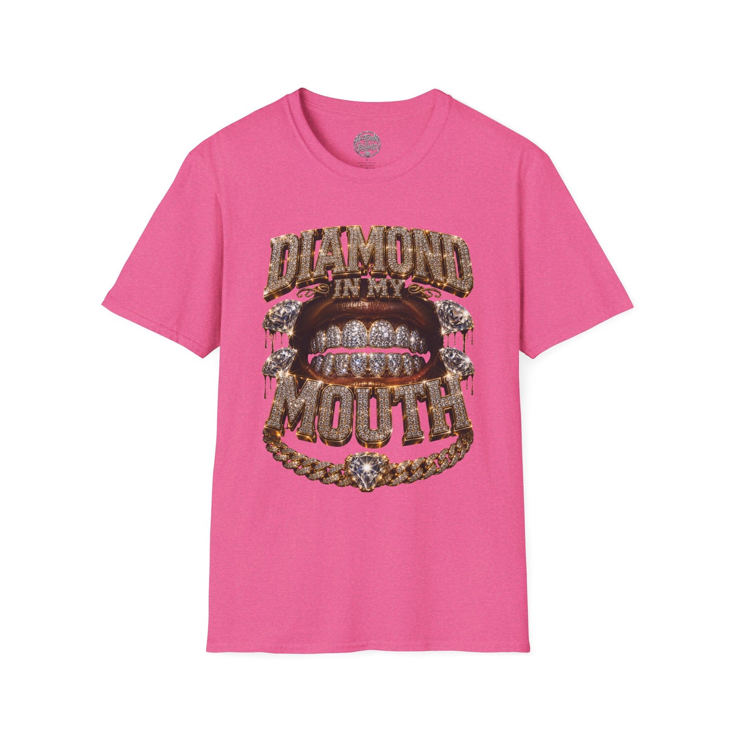 Iced Logo Diamonds In My Mouth Tee
