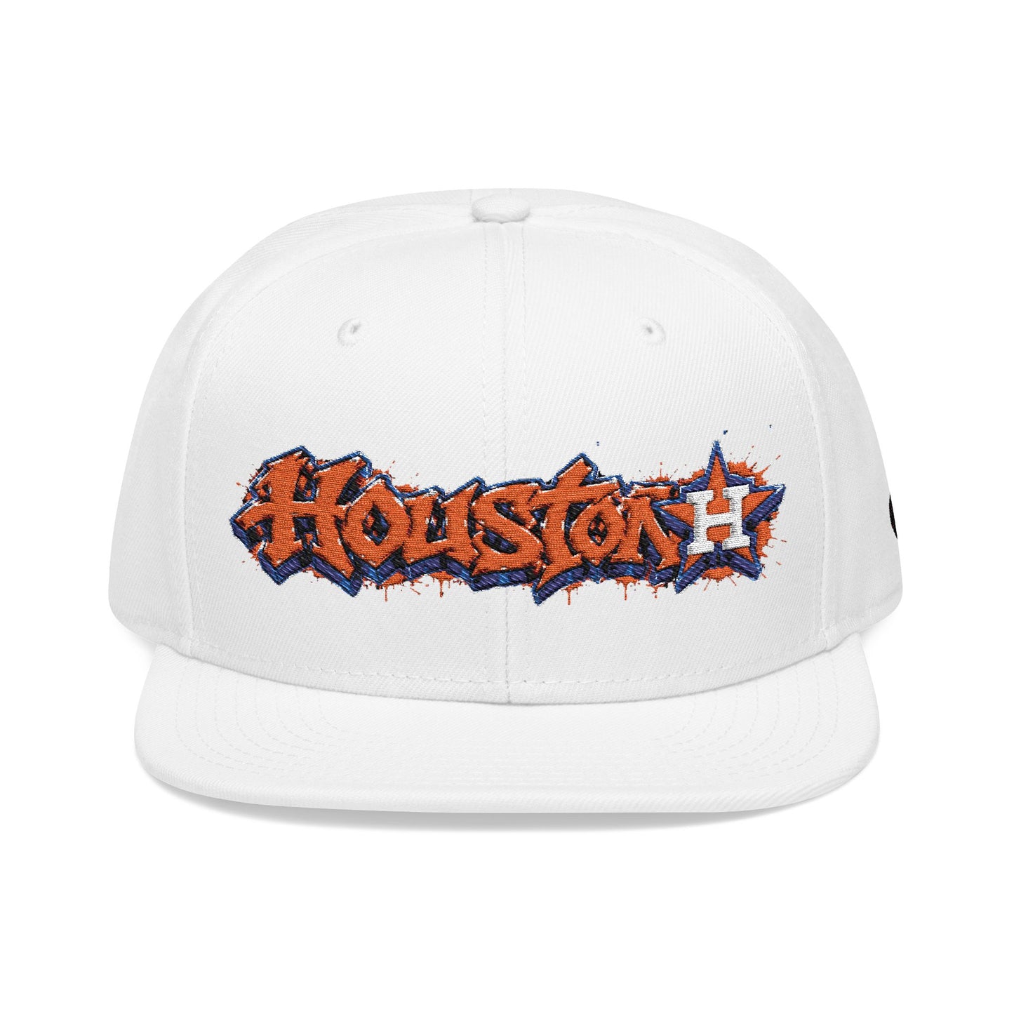 Houston Astros Graffiti Snapback Hat (Embroidered)