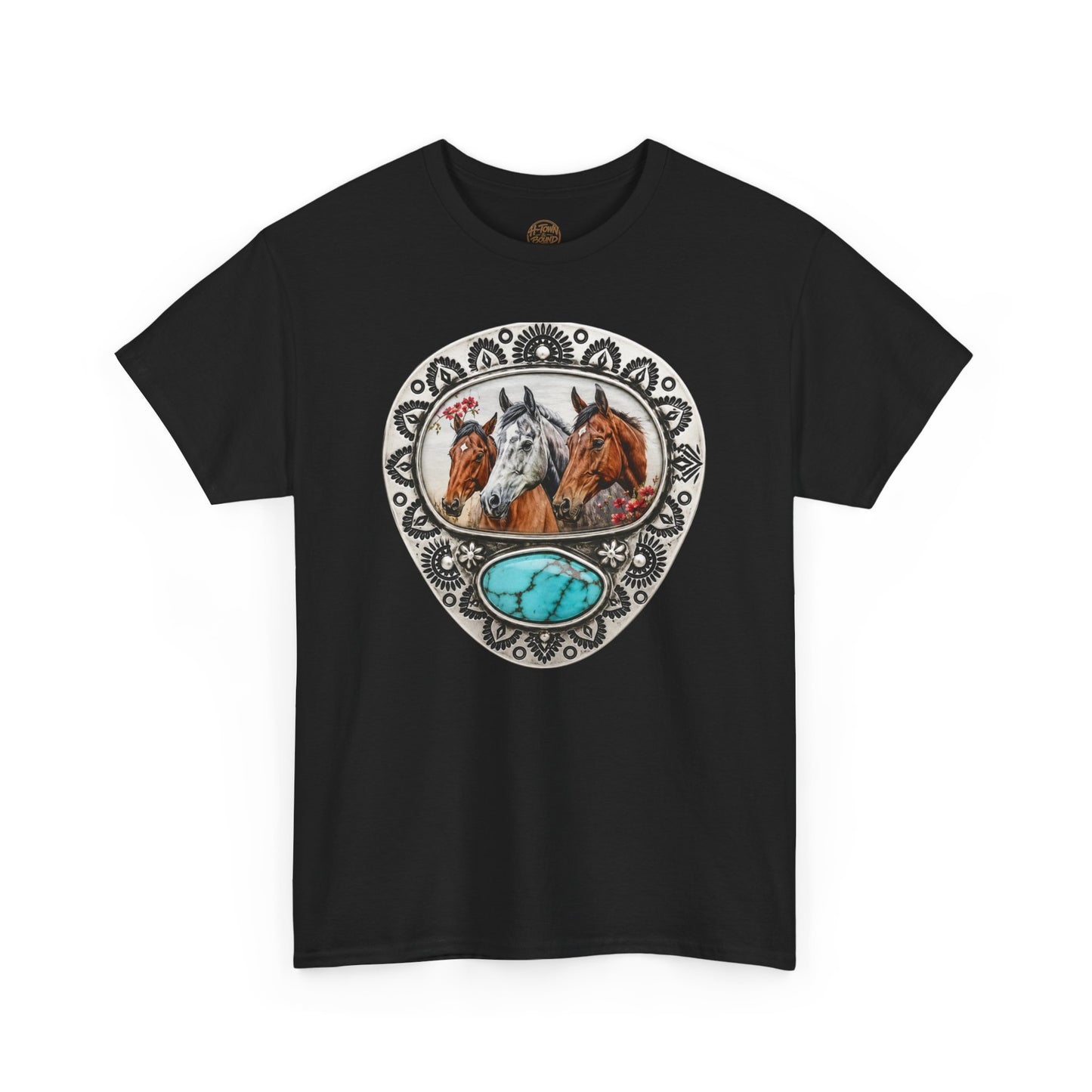 Western Horse Pendant Graphic Tee