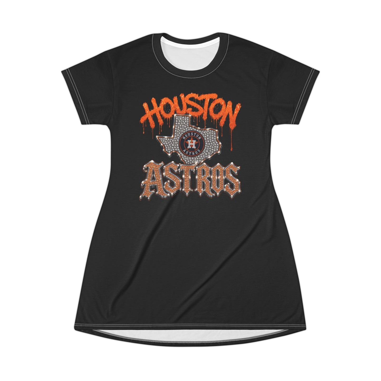 Houston Astros Iced Logo T‑Shirt Dress