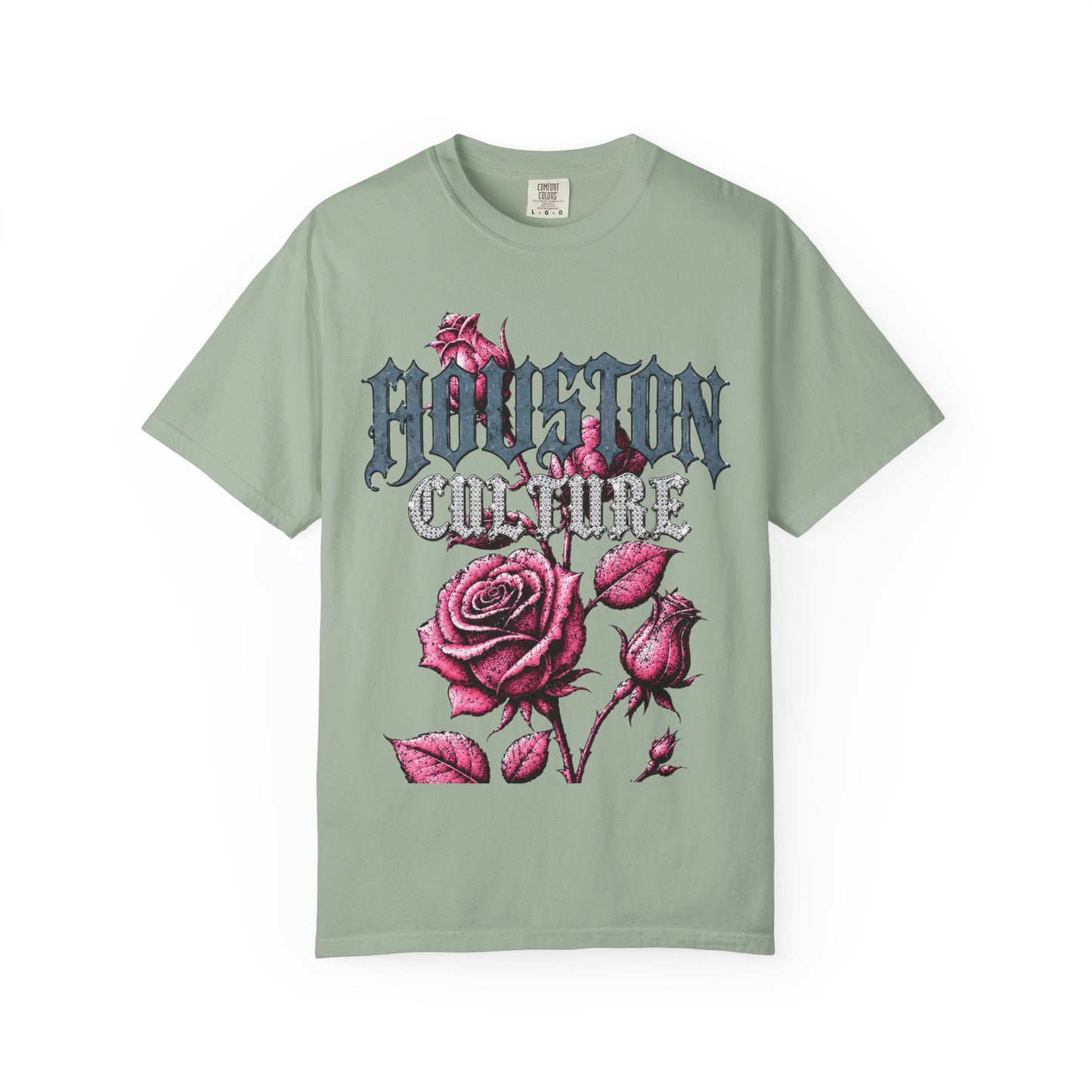 Houston Culture Rose Graphic Tee