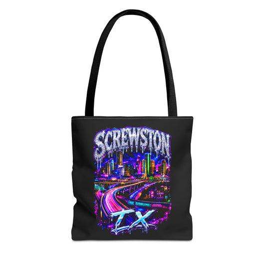 Screwston Texas Graffiti Houston Skyline Graphic Houston Skyline