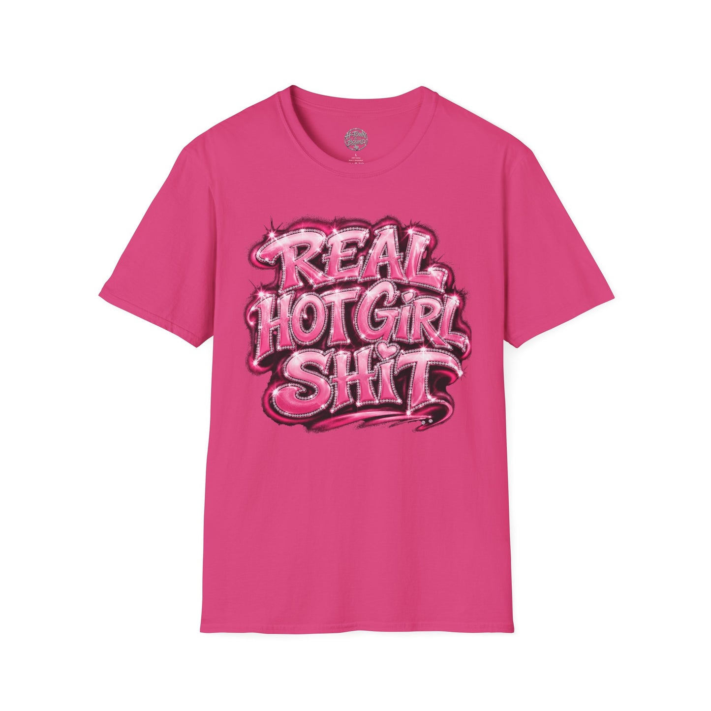 Graffiti Pink Hot Girl Graphic Tee
