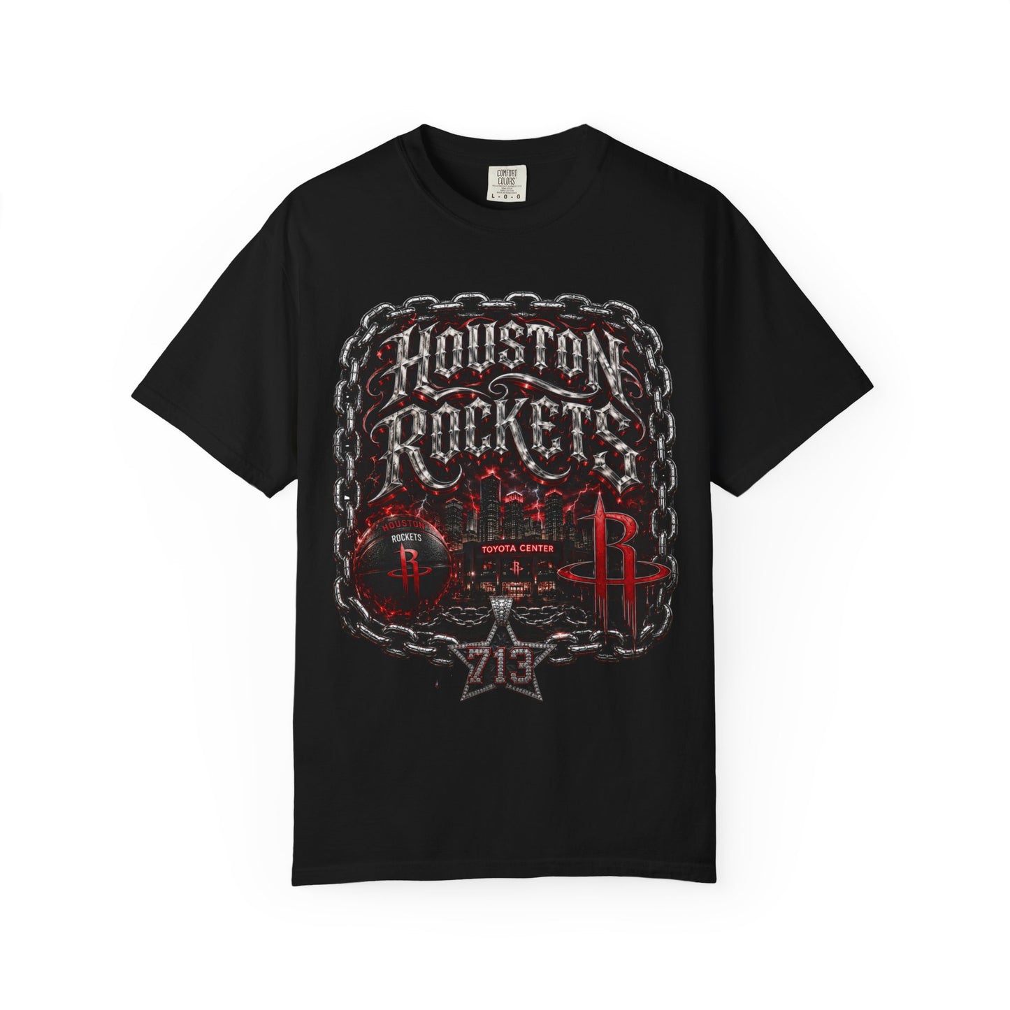 Houston Rockets Chain Link Graphic Tee