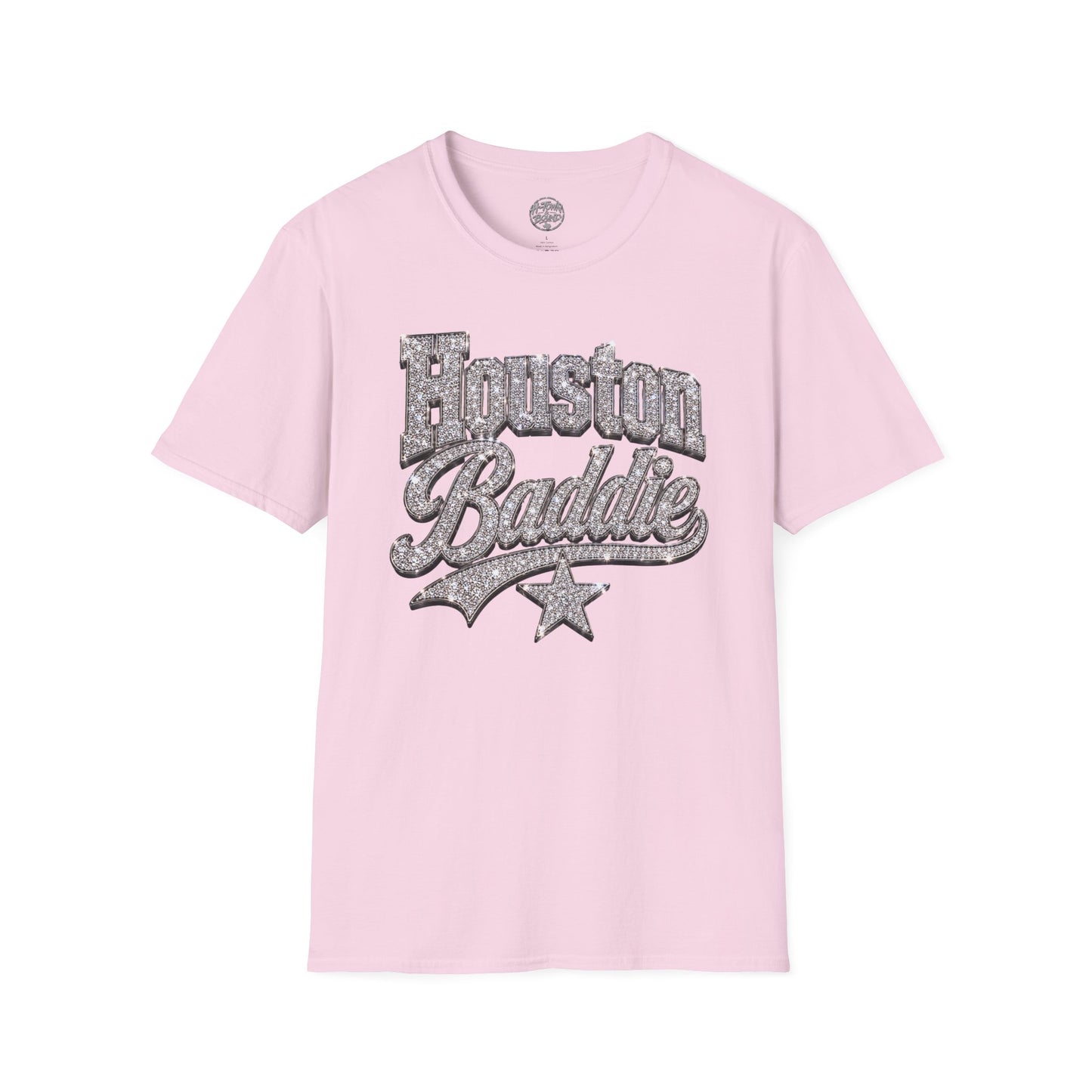 Iced out Logo Houston Baddie Tee
