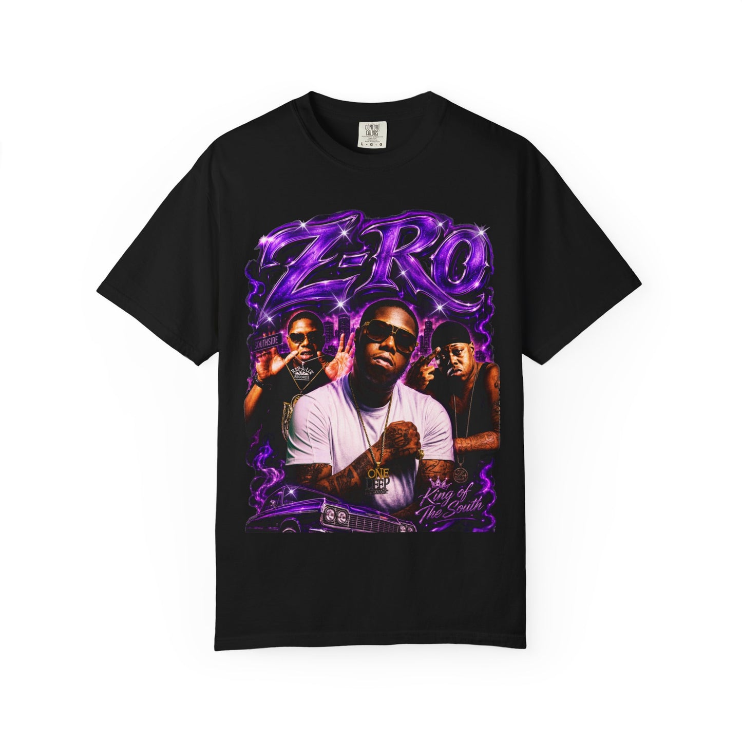 Houston Rapper Graphic Tee- Purple Haze