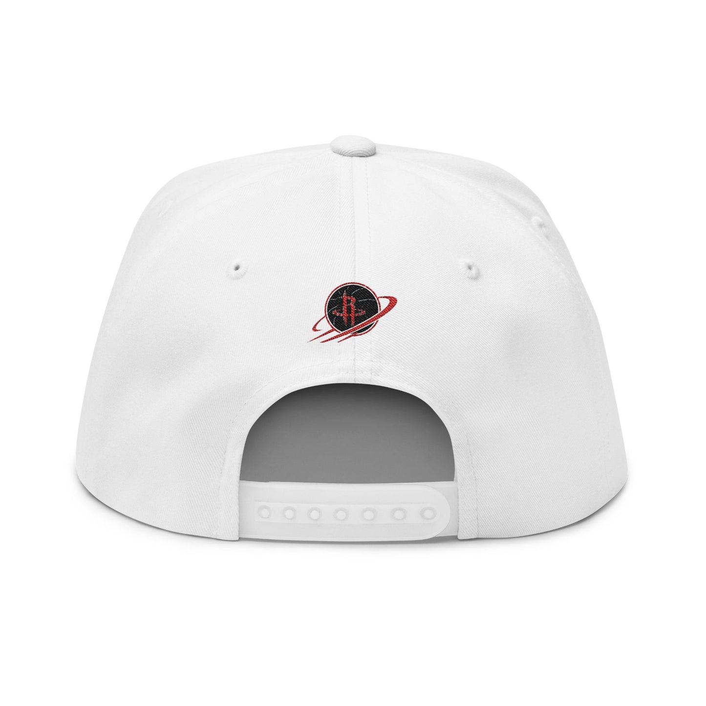 CUSTOM Houston Rockets Embroidered Flat Bill Cap
